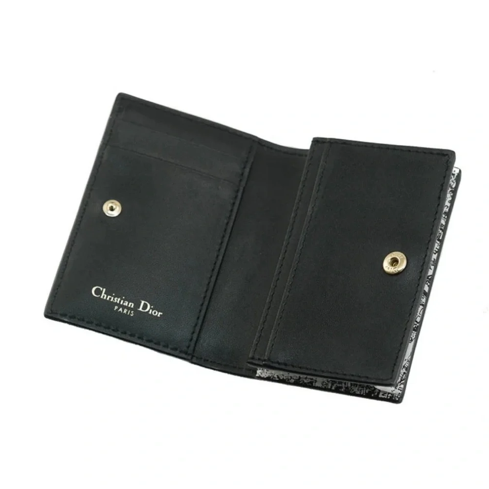 Dior Black and White Women's Card Case